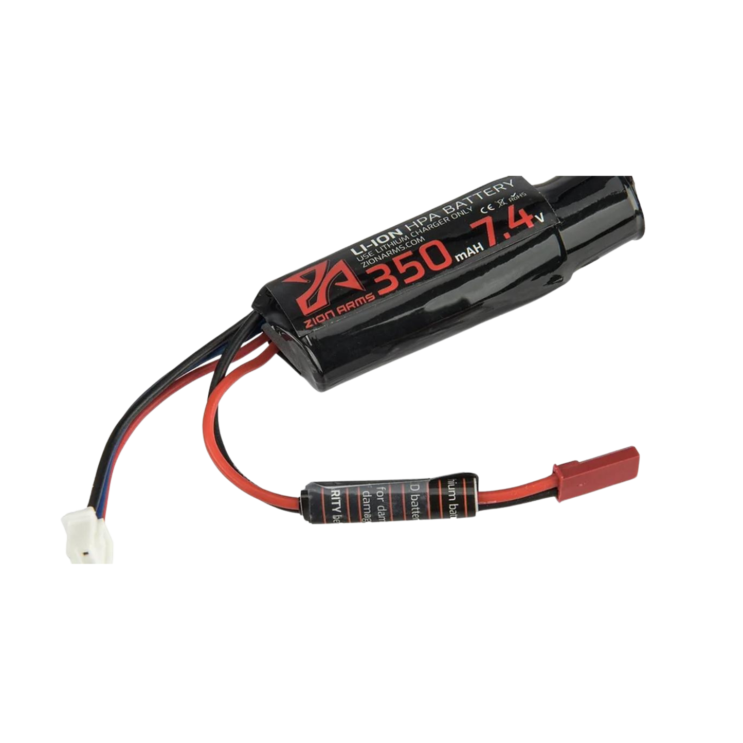 Zion Arms 7.4v 350mAh Lithium-Ion JST Battery